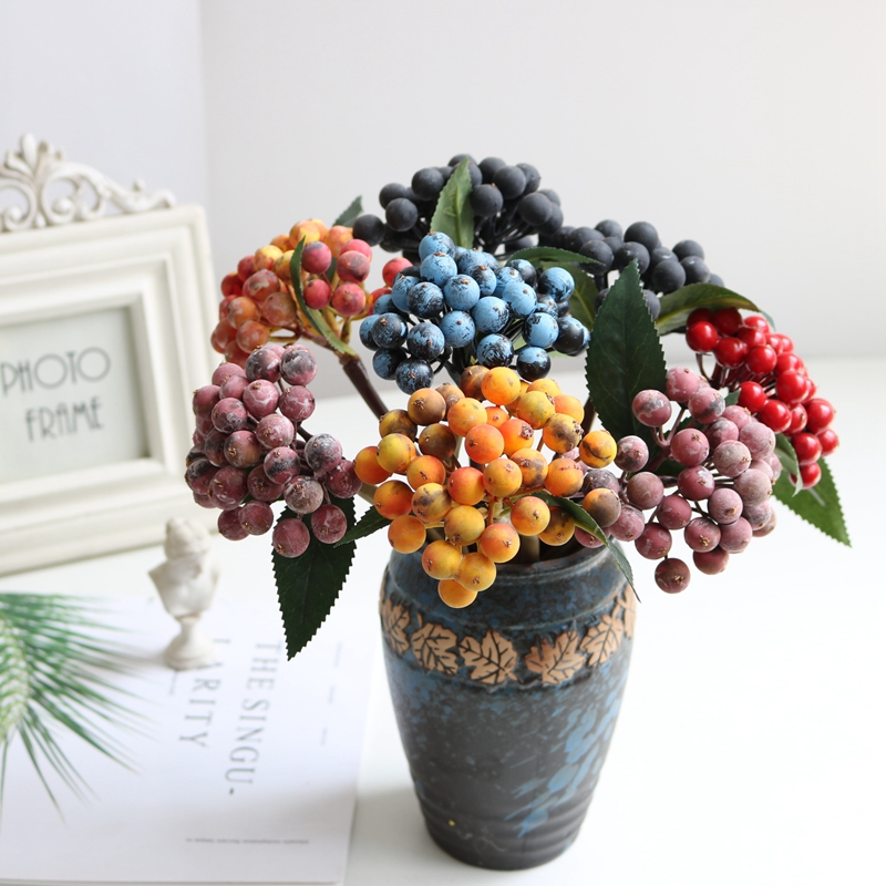 1Pcs Artificial Berry Stem Flo - Florist Supply Bulk recension och pris