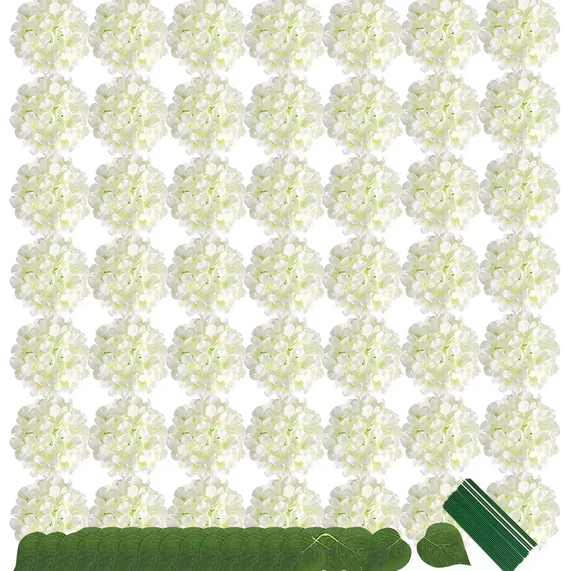 50 Pcs Hydrangea Artificial Fl - Florist Supply Bulk recension och pris