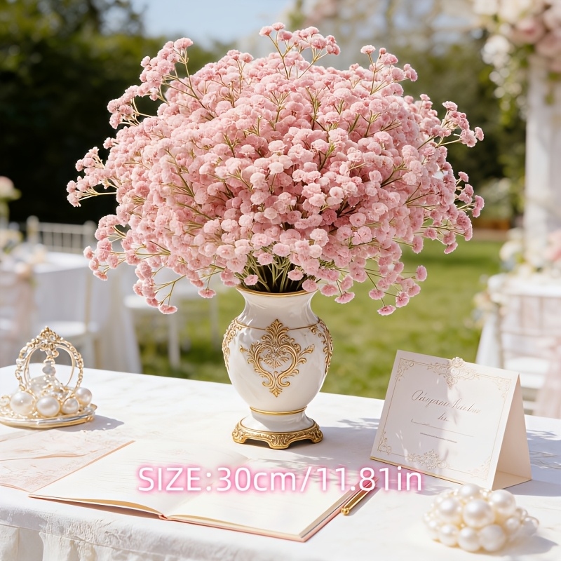 130-Stem Pink Gypsophila Artif - Florist Supply Bulk recension och pris
